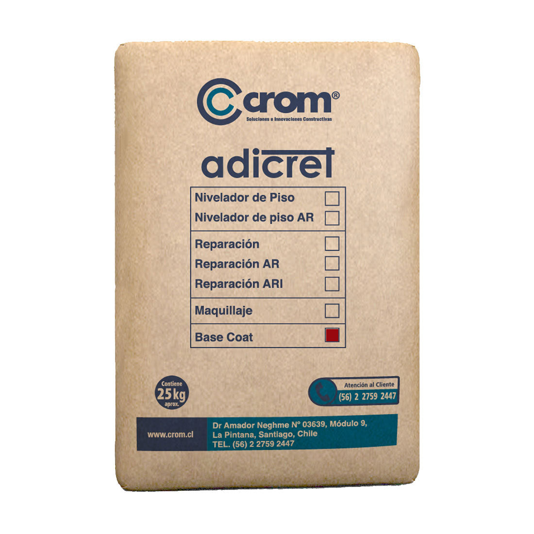 Crom Base Coat 25 Kg