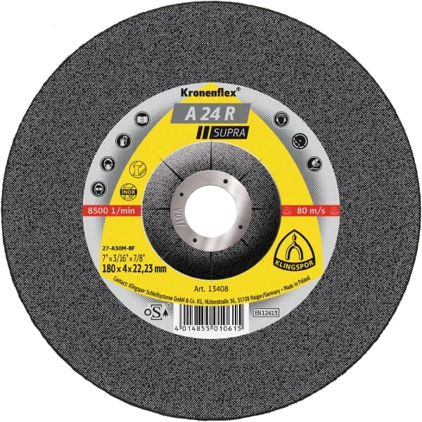 Disco de Desbaste A24R Extra 4-1/2" x 6 x 22,23mm