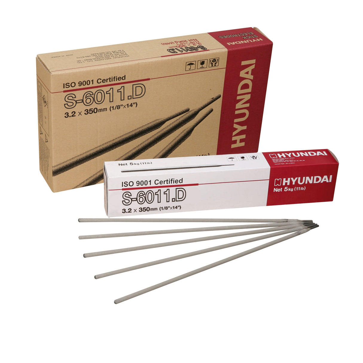 Electrodo para Soldadura HYUNDAI S6011 de 1/8" x 5kg