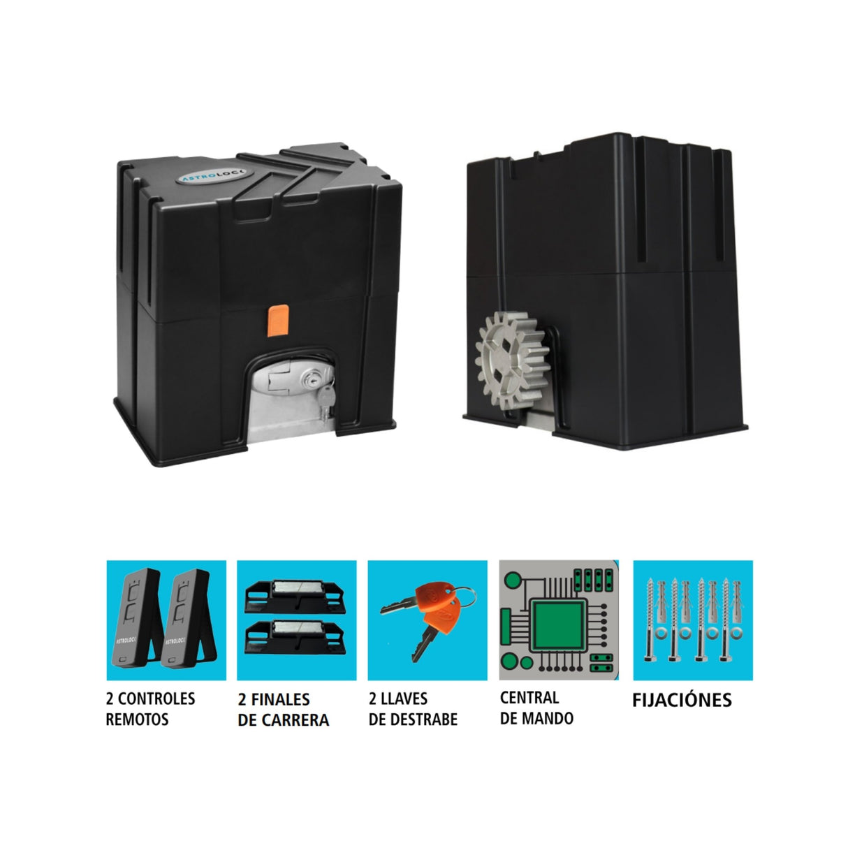 Motor Portón Corredizo AL1400S Heavy Duty 1400 kg