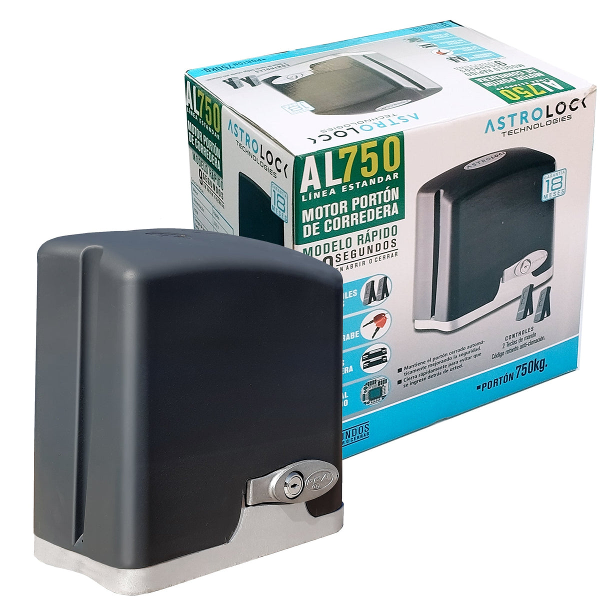 Motor Rapido 9 Seg 750 Kg 60 Ciclos/Hr