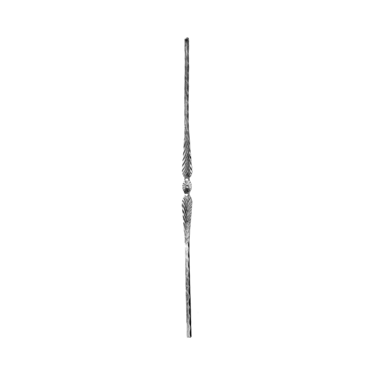 Balustre Forjado Cuadrado 12x12mm Espiga Central