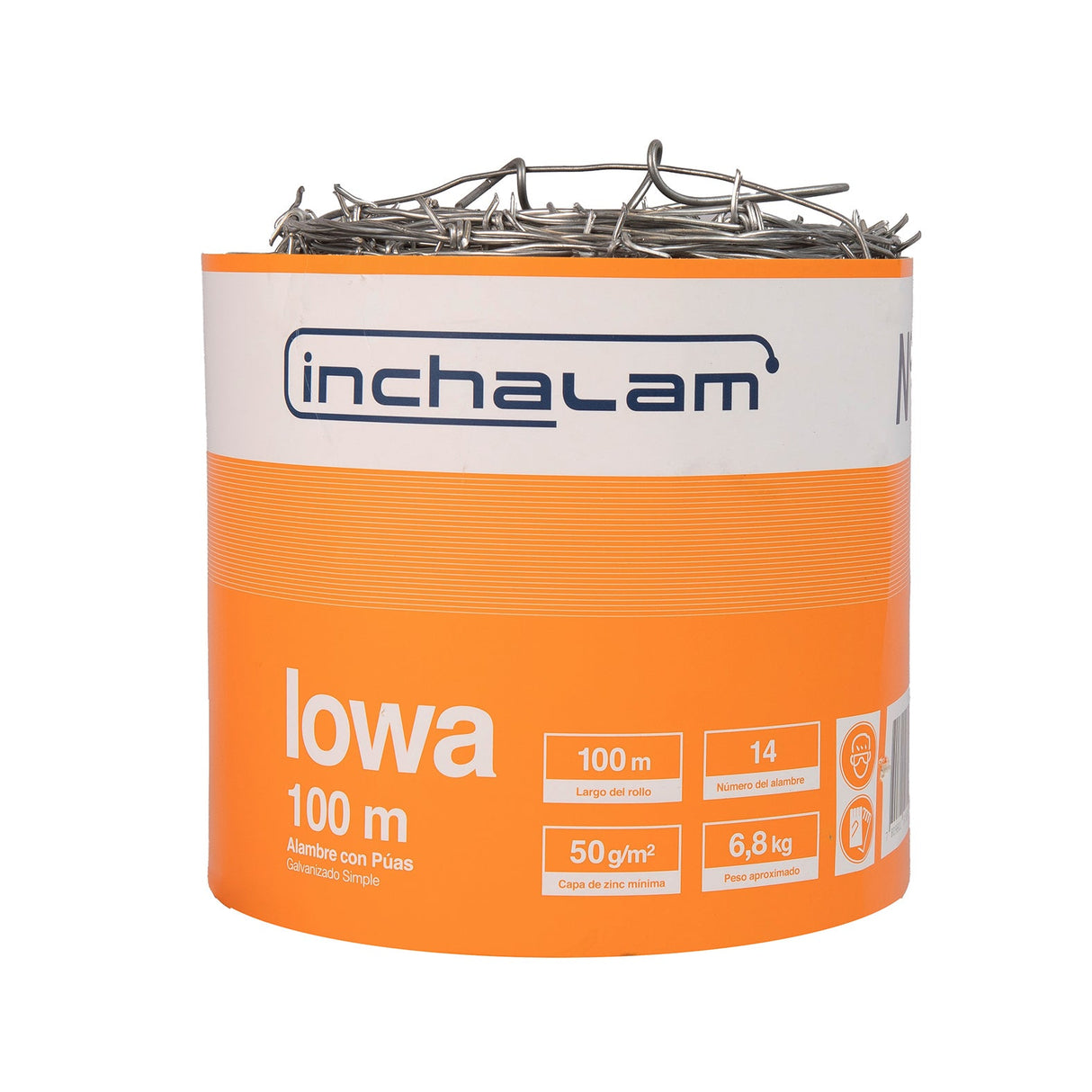 Alambre de Puas Torsión Simple Lowa BWG 14 x 100m