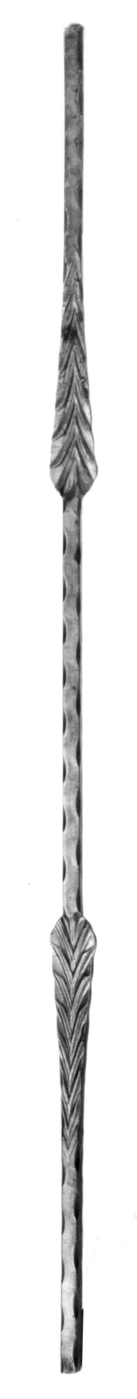 Balustre Forjado Cuadrado 12x12mm Altura 900mm 2 Espigas