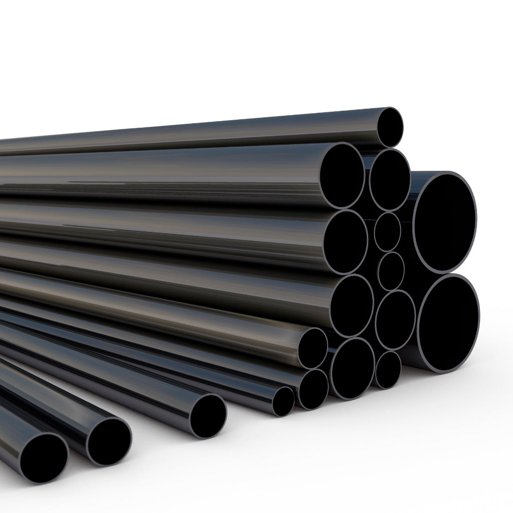 Cañería de Acero Negra 2" ASTM Sch40 Sin Hilo