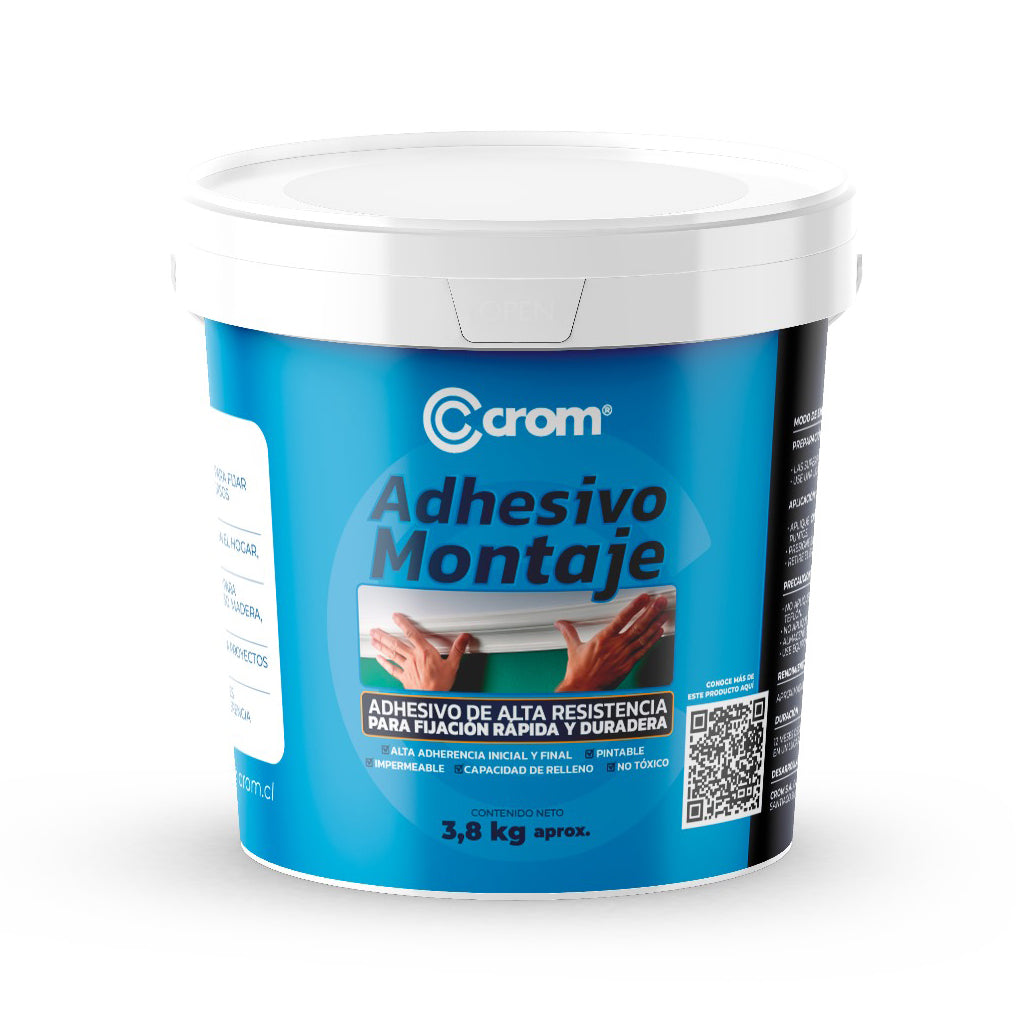 Crom Adhesivo Montaje 3,8 Kg