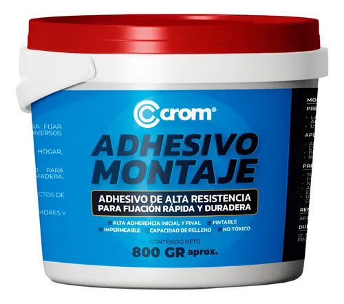 Crom Adhesivo Montaje 800 Grs