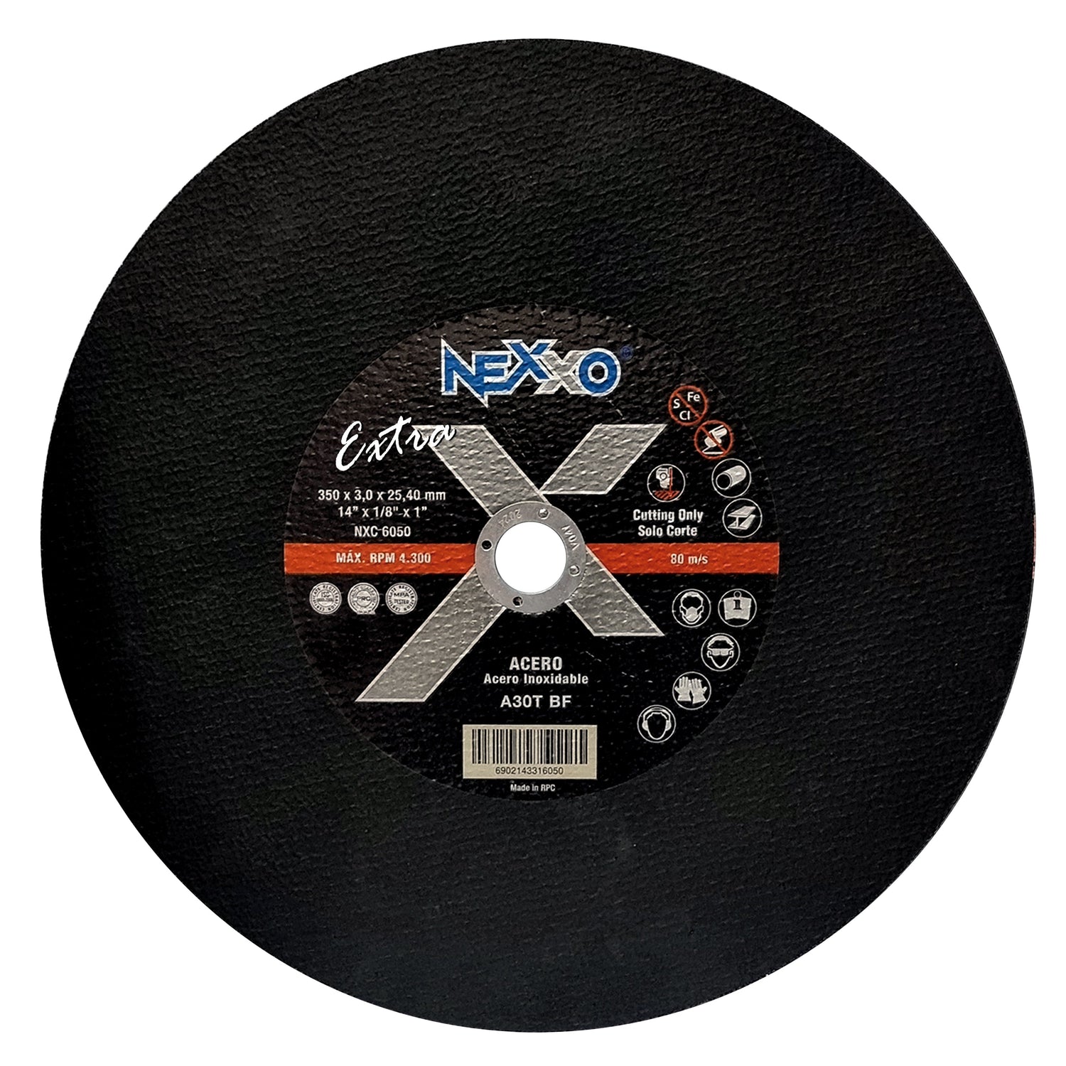 Disco de Corte 14" x 3,0mm Nexxo Extra