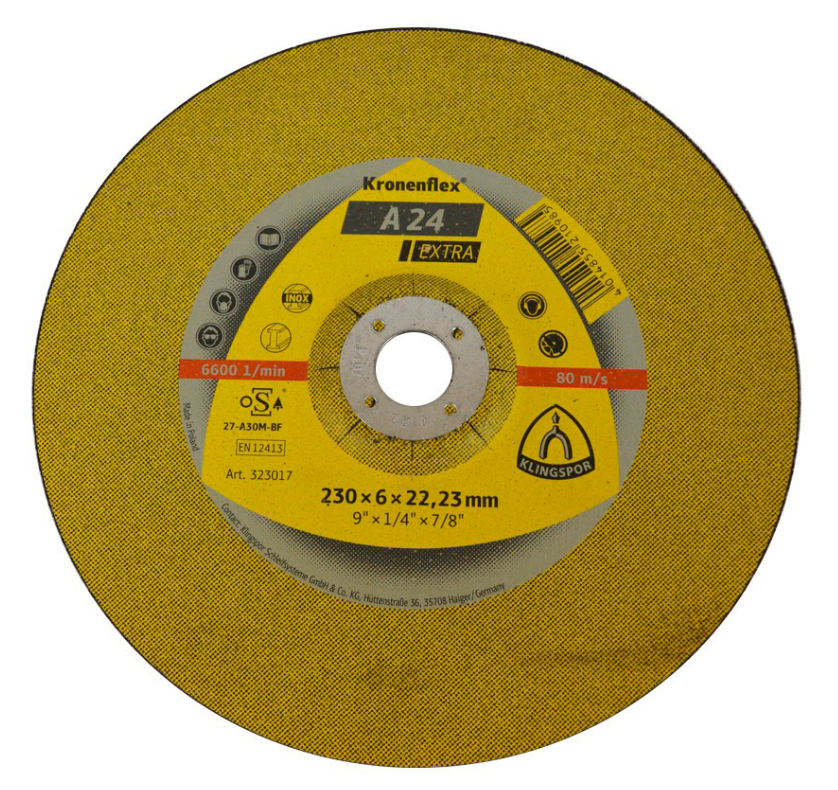 Disco de Desbaste A24R Extra 7" x 6 x 22,23mm