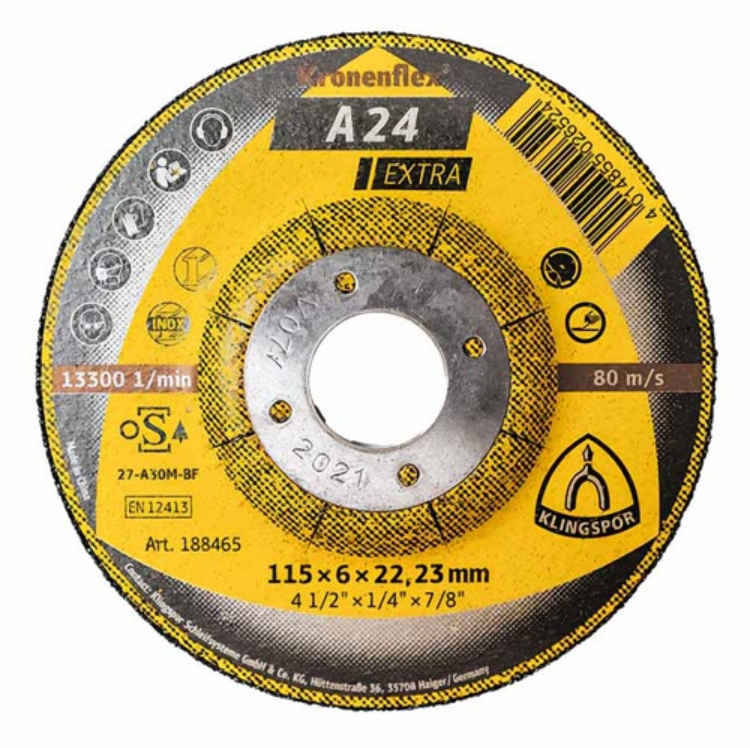 Disco de Desbaste Klingspor Metal 4-1/2" x 6mm