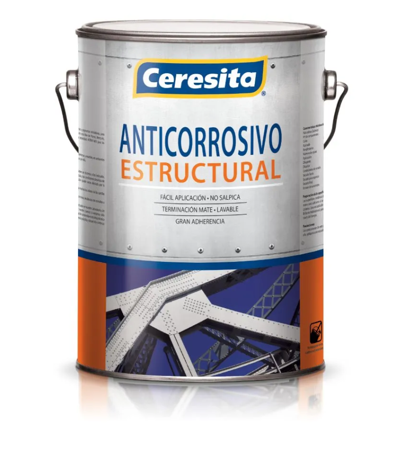 Galón Pintura Anticorrosiva Estructural Gris Verdoso Ceresita
