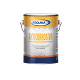 Galón Pintura Anticorrosivo Alquídico Gris Verdoso Soquina