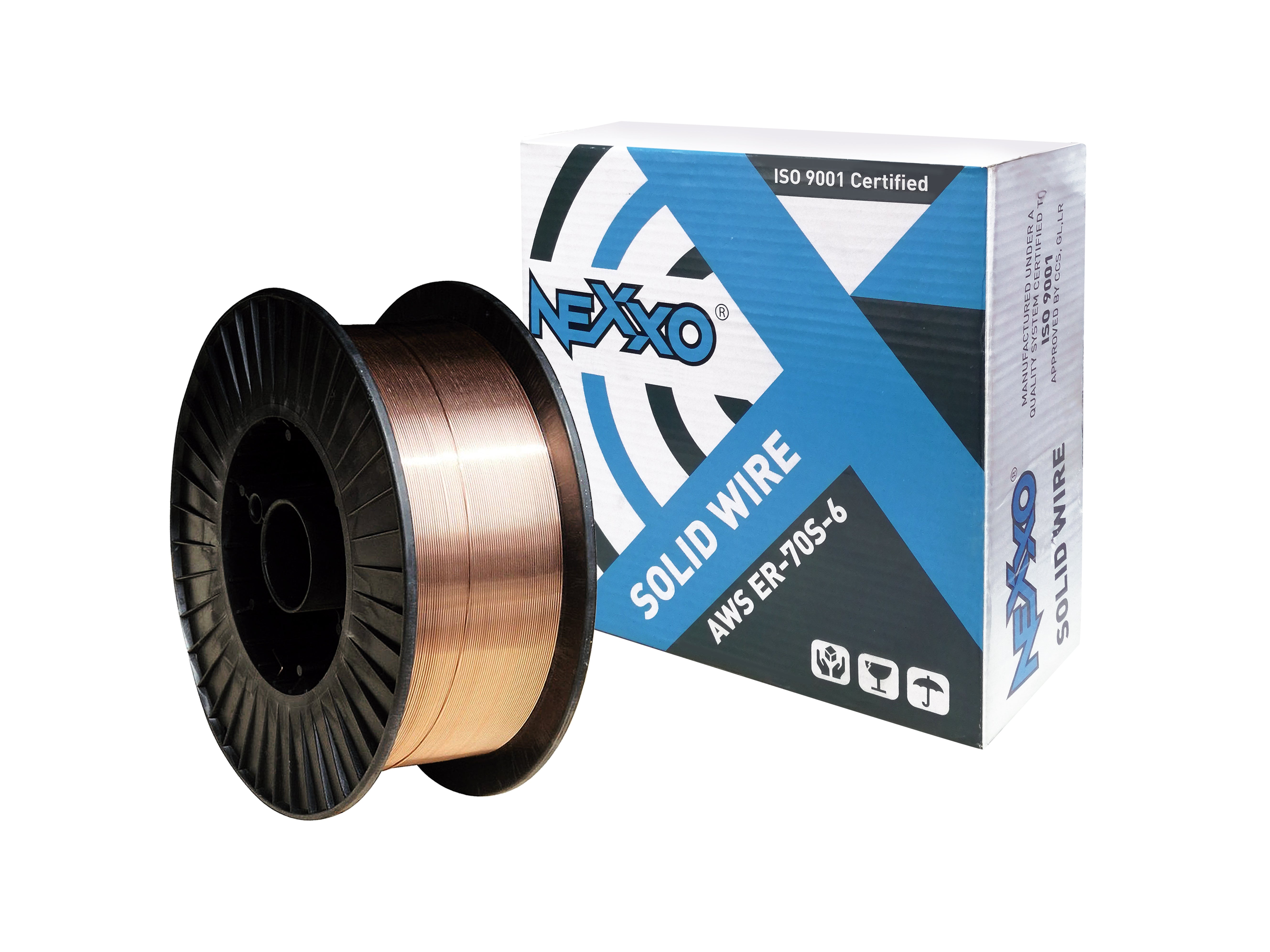 Rio。 Soldadura MIG 0,8mm Nexxo 70S-6 Carrete 15kg – Sack Aceros