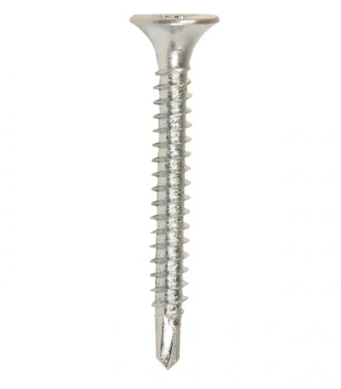 Tornillo Cabeza Trompeta Punta Broca 6mm x 1" x 1000 unidades