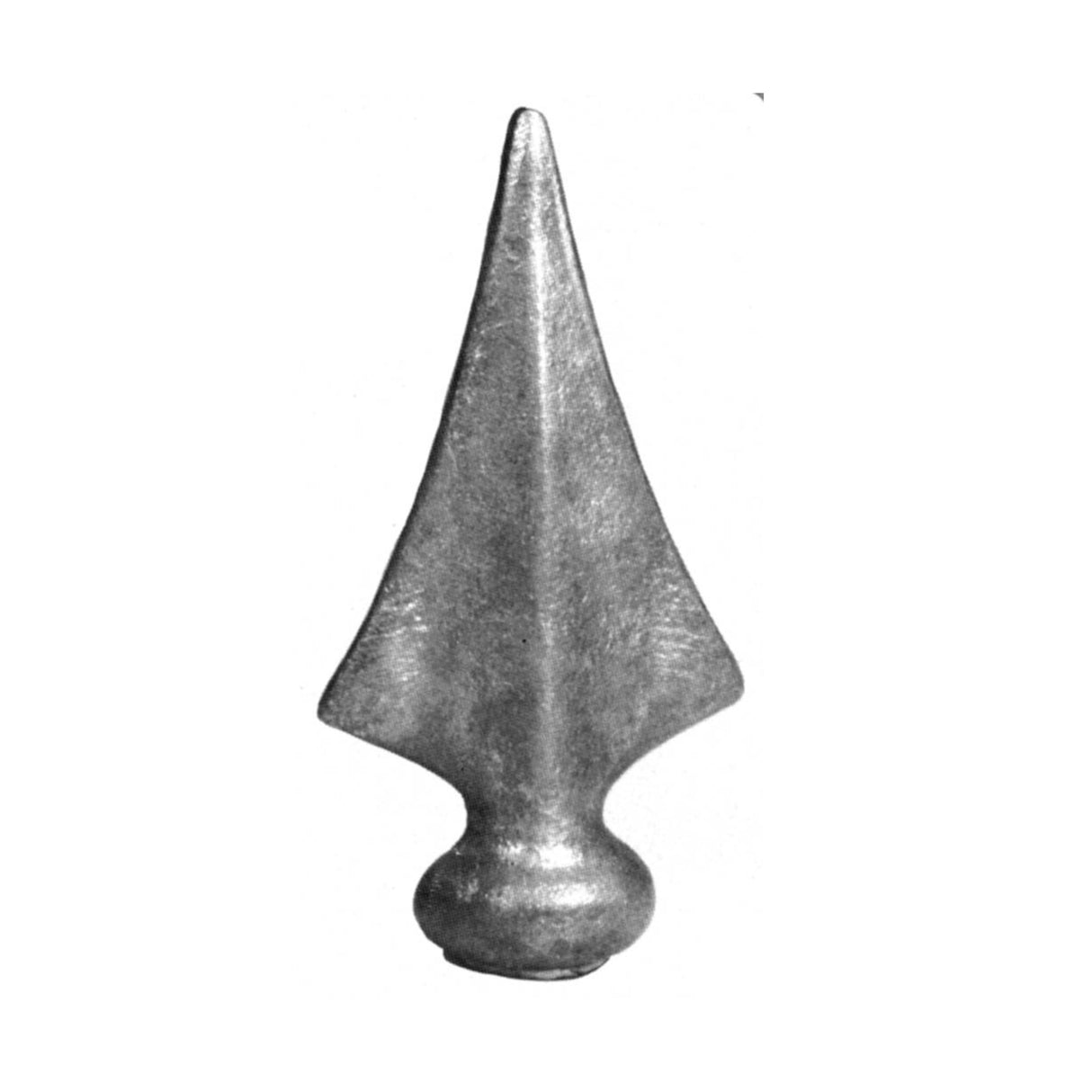 Lanza Decorativa Estampada 125mm Base Redonda